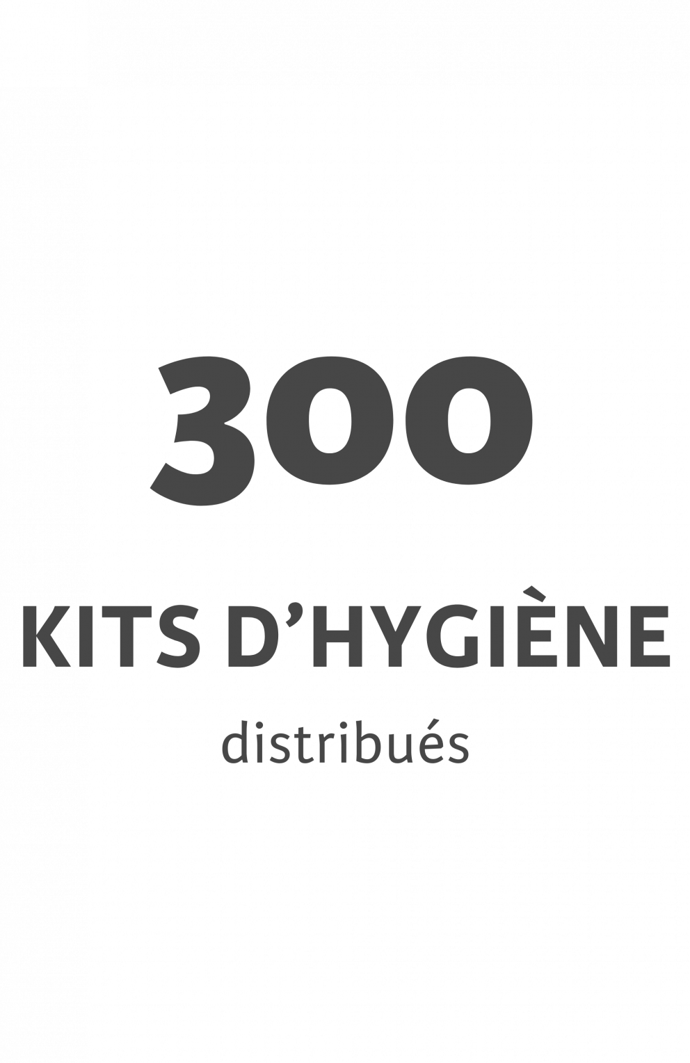 Unisoap - Kits d’hygiène distribués